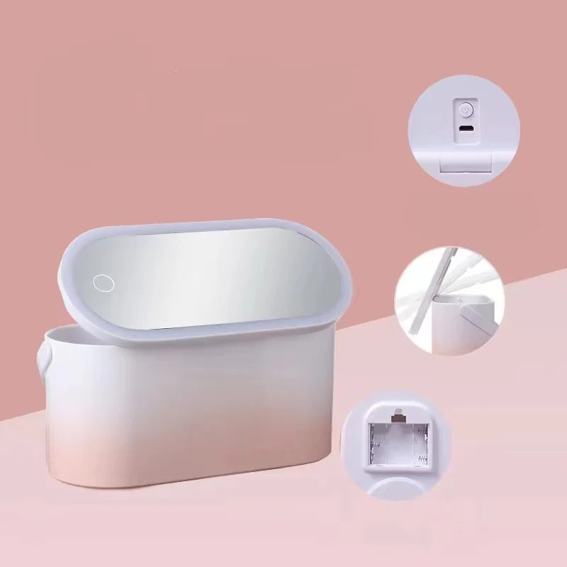 GlowBox – LED Makeup Organizer