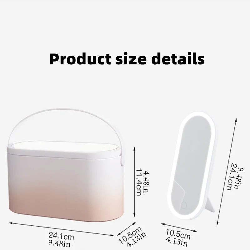 GlowBox – LED Makeup Organizer