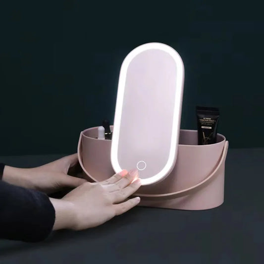 GlowBox – LED Makeup Organizer